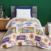 Coberdrom Solteiro Cobertor Estampado Infantil Sherpa Inverno Coberdrom Solteiro Cobertor Estampado Infantil Sherpa Inverno