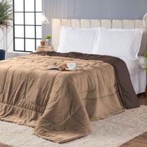 Coberdrom Solteiro Cold Dupla Face Mantinha Soft Inverno