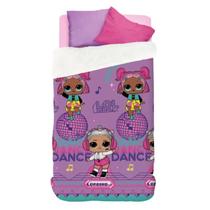 Coberdrom Solteiro Dupla Face Sherpa Estampado Lepper LOL Coberdrom Solteiro Dupla Face Sherpa Estampado Lepper LOL