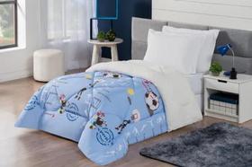 Coberdrom Solteiro Futebol Em Lã De Carneiro Dupla Face