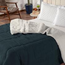 Coberdrom Solteiro Maya Sherpa Premium: Maciez e Conforto Incomparáveis