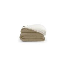 Coberdrom Solteiro Noruega Sherpa Manta Flannel 1pç - 100% Poliéster - Bege Coberdrom Solteiro Noruega Sherpa Manta Flannel 1pç - 100% Poliéster - Bege