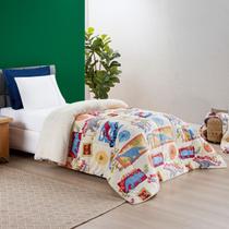 Coberdrom Solteiro Sherpa E Manta Bouti Kids 01 Pç Luxo Coberdrom Solteiro Sherpa E Manta Bouti Kids 01 Pç Luxo