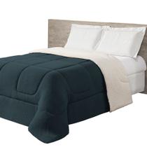 Coberdrom Solteiro Sherpa Lã de Carneiro Dupla Face Manta Soft Cobertor Inverno Grosso Quente Toque Macio Edredom Cama Solteiro