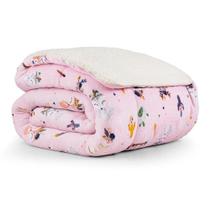 Coberdrom Solteiro Tutti Kids Manta 100g Dupla Face Flannel E Sherpa 01 Peça 100% Poliéster - Foxy Coberdrom Solteiro Tutti Kids Manta 100g Dupla Face Flannel E Sherpa 01 Peça 100% Poliéster - Foxy