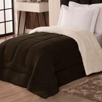 Coberdrom Solteiro veneza 1 Peça Manta Sherpa Fleece Tabaco Coberdrom Solteiro veneza 1 Peça Manta Sherpa Fleece Tabaco