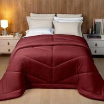 Coberdrom Solteiro Winter Colors Manta Fleece C/Sherpa Dupla Face Lavive - Cinza