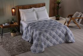 Coberta cama casal padrão percal estampado 400 fios edredom 100% poliester