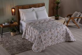 Coberta cama casal queen percal estampado 400 fios edredom 100% poliester