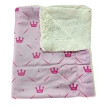 Coberta Cobertor Manta Mantinha Edredom Quarto Bebe Rescem Nascido Saida Maternidade Menina Coroa Rosa Coberta Cobertor Manta Mantinha Edredom Quarto Bebe Rescem Nascido Saida Maternidade Menina Coroa Rosa