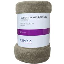 Coberta Manta 150x220 Algodão Antialérgicas Bege Camesa 180g