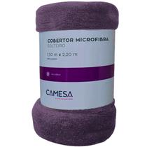 Coberta Manta 150x220 Algodão Antialérgicas Beringela Camesa 180g