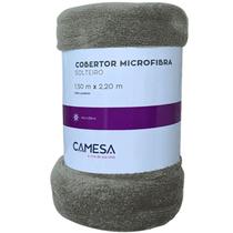 Coberta Manta 150x220 Algodão Antialérgicas Grafite Camesa 180g