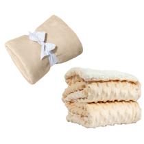 Coberta Manta Comfy Antialergico Marfim e Pipoquinha Marfim Coberta Manta Comfy Antialergico Marfim e Pipoquinha Marfim