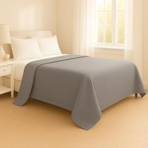 Coberta Manta Microfibra Lisa Antialérgica Casal Soft 2,00x1,80MTS