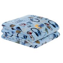 Coberta Solteiro Mundo Kids Cobredrom Luxo Aveludada Super