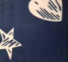 Cobertor 100% Poliester Coração e Estrela Cobertor 100% Poliester Coração e Estrela