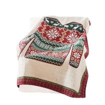 Cobertor acolchoado Benzara 127x152 cm de algodão para Natal