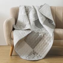 Cobertor acolchoado SLPR de algodão 150x200cm Floral Patchwork