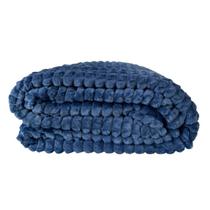 Cobertor Andreza Enxovais Solteiro Solteiro Cor Azul Com Design Listras De 1.5m X 2.2m