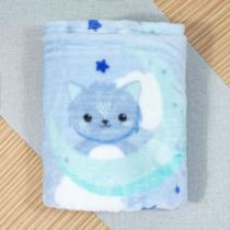 Cobertor antialérgico estampa blue para bebê