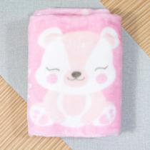 Cobertor antialérgico estampa ursa para bebê Cobertor antialérgico estampa ursa para bebê