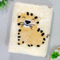 Cobertor Antialérgico Flannel para Bebê Turminha Amarelo Cobertor Antialérgico Flannel para Bebê Turminha Amarelo