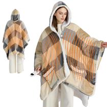 Cobertor aquecido Bedsure Wearable Shawl Electric 50x64 polegadas bege