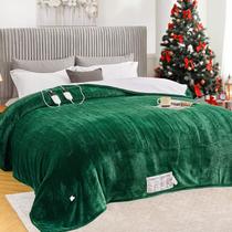 Cobertor aquecido elétrico King Size Greenoak 230x225cm verde menta Cobertor aquecido elétrico King Size Greenoak 230x225cm verde menta