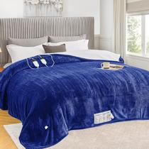 Cobertor aquecido greenoak Electric King Size 100x90cm azul marinho Cobertor aquecido greenoak Electric King Size 100x90cm azul marinho