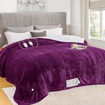 Cobertor aquecido greenoak Electric King Size 100x90cm Taro Purple Cobertor aquecido greenoak Electric King Size 100x90cm Taro Purple