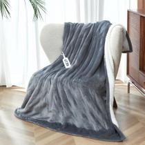 Cobertor aquecido SNUGSUN Throw Size London Grey 50x60cm