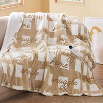 Cobertor aquecido Throw Bedsure Healing Flannel Sherpa 50x60 Cobertor aquecido Throw Bedsure Healing Flannel Sherpa 50x60