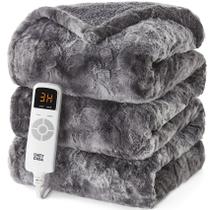 Cobertor aquecido Throw EHEYCIGA Electric Faux Fur & Sherpa