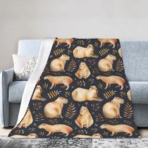 Cobertor Athjunss Capybaras Soft Cozy Plush 150x125cm Cobertor Athjunss Capybaras Soft Cozy Plush 150x125cm