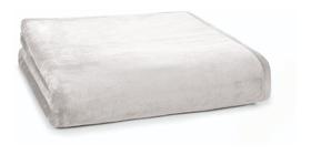 Cobertor Aveludado Flanel Adele Karsten Cinza - Queen Cobertor Aveludado Flanel Adele Karsten Cinza - Queen