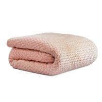 Cobertor Aveludado Soft Touch Relevo Manta Flannel Terracota - Iv Enxovais