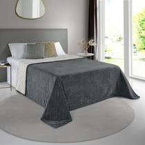 Cobertor Avulso King com efeito Pele de Carneiro - Chamber Sherpa Grafite - Tekstil