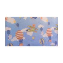 Cobertor baby corrido microfibra pvc 80x110cm aviao camesa