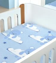 Cobertor Baby Flannel 90 x 110 cm Urso Azul Cobertor Baby Flannel 90 x 110 cm Urso Azul