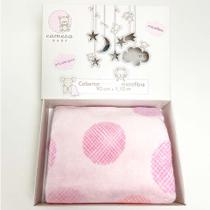 Cobertor Baby Microfibra Presente Bolas Rosa