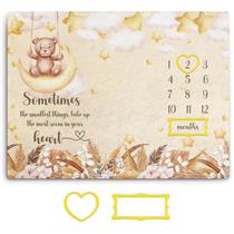 Cobertor Baby Milestone Guawubiang Winnie 75x100cm