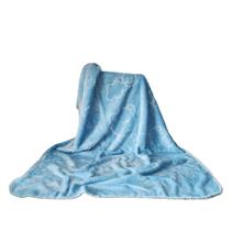 Cobertor baby touch texture em relevo azul jolitex