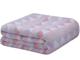 Cobertor baby trio est. microfibra 90x110 rosa