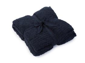 Cobertor Barefoot Dreams CozyChic azul índigo para mulheres Cobertor Barefoot Dreams CozyChic azul índigo para mulheres