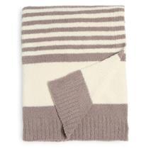 Cobertor Barefoot Dreams Throw Blanket Cream/Beach Rock Cobertor Barefoot Dreams Throw Blanket Cream/Beach Rock