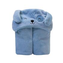 Cobertor Bebê com Capuz Manta Microfibra Infantil 110x85cm Menino e Menina - Papi Têxtil