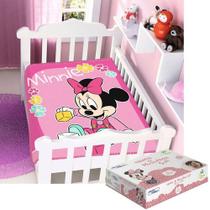 Cobertor Bebe Infantil Jolitex Disney Antialérgico Baby Mickey Minnie