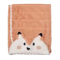 Cobertor Bebê Inverno Cotton Bordado Raposa Upi Uli Cobertor Bebê Inverno Cotton Bordado Raposa Upi Uli