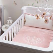 Cobertor Bebê Liso Menino e Menina Antialérgico Exclusive Relevo Colibri Jolitex